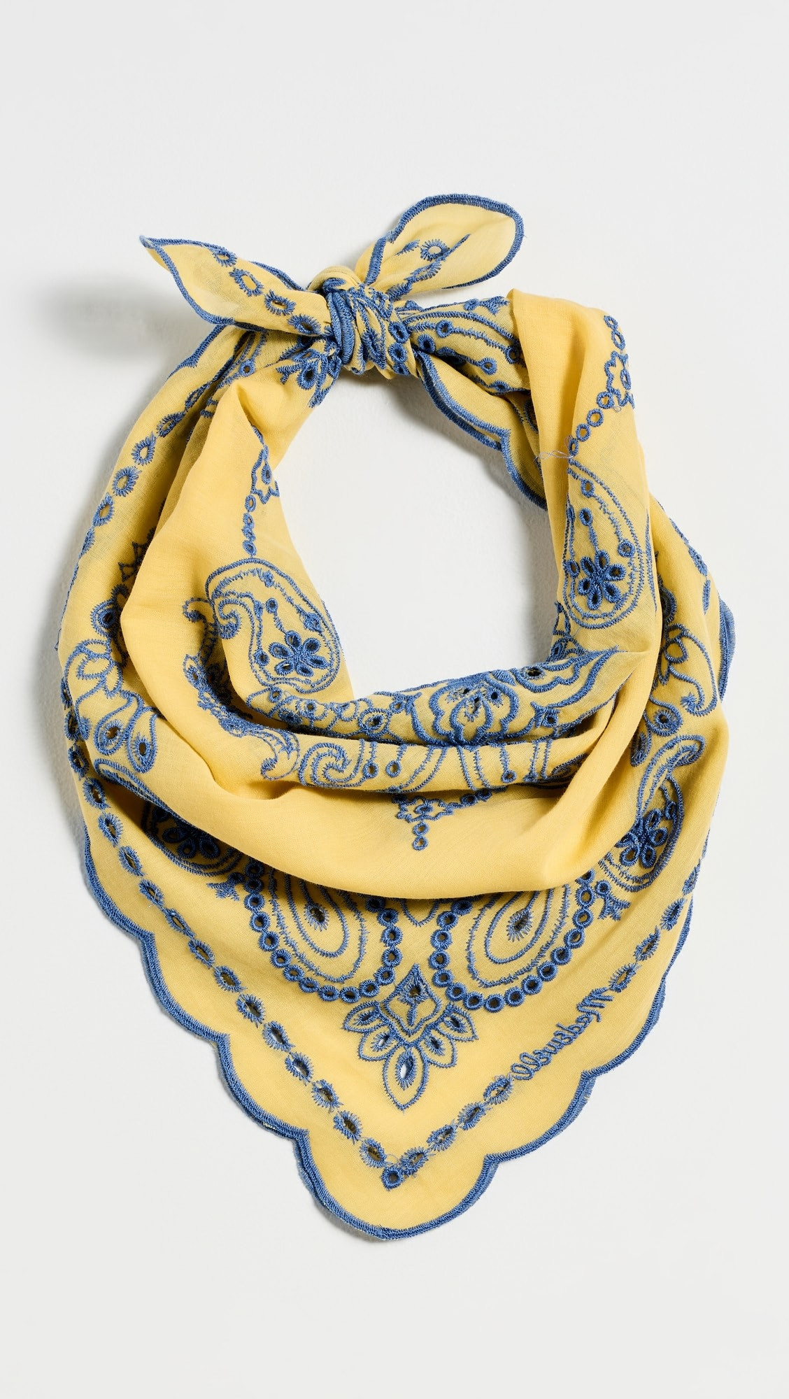 Madewell Organic Cotton Eyelet Bandana | Shopbop | Shopbop