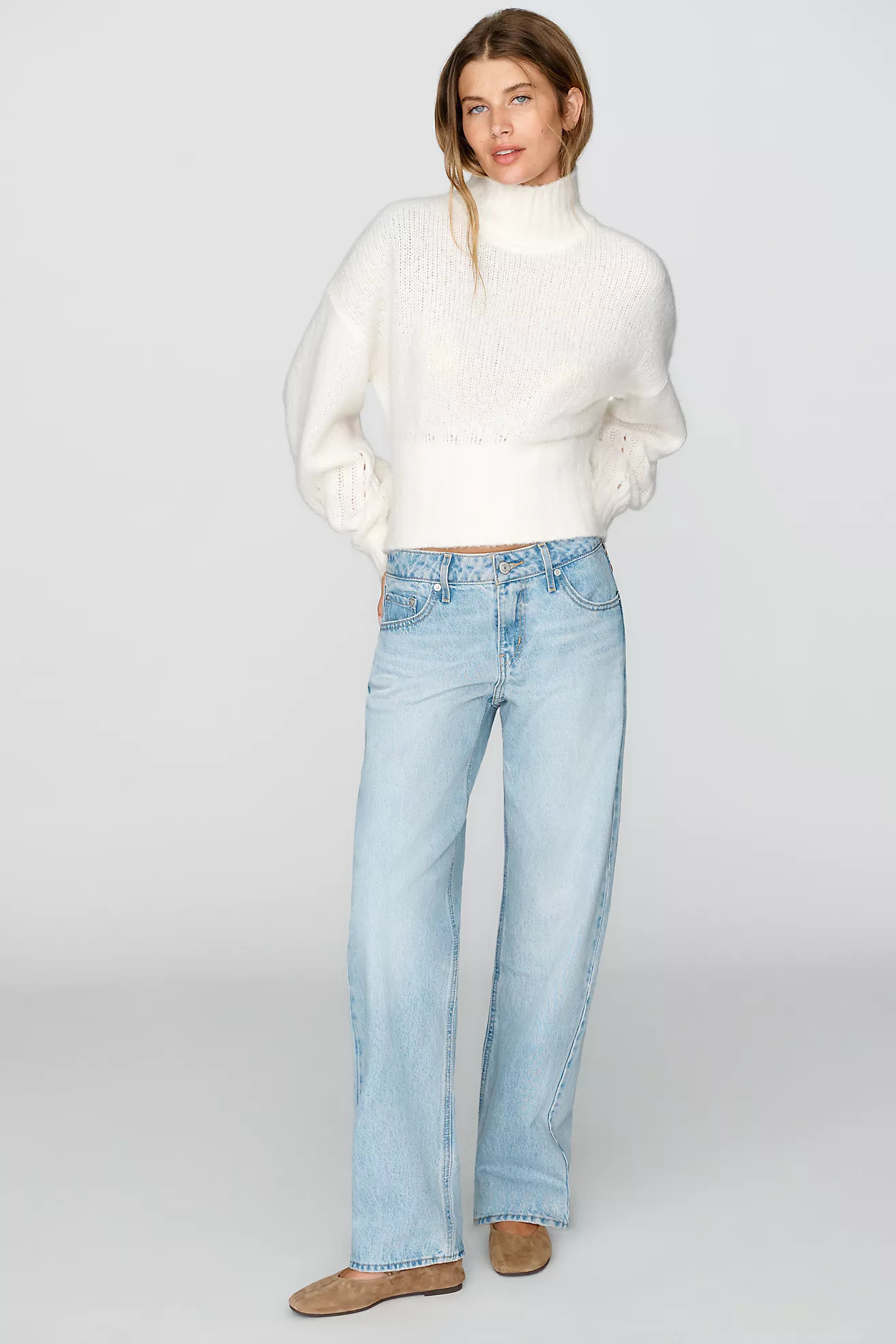 Levi's Low Rise Straight Leg Jeans | Anthropologie (US)