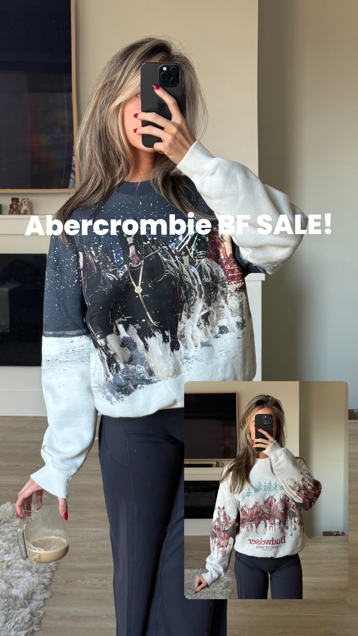 Abercrombie's BF sale is here! 25%- 50% off + a stackable 15% off code ‘CYBERAF’!

at 2pm est they’re dropping a 1 hr code that will be 25% off but if you have your eye on something I would grab it before it sells out! CODE will be on my story! 


#LTKCyberWeek #LTKSaleAlert #LTKHoliday