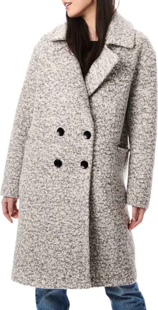 Double Breasted Bouclé Coat | Nordstrom Rack