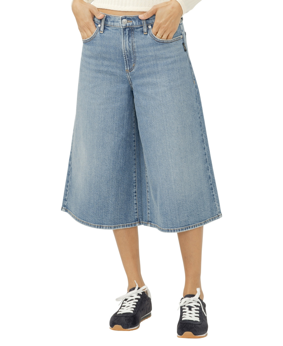 Silver Jeans Co. Women's High Rise Culotte Jeans - Newport | Macy's