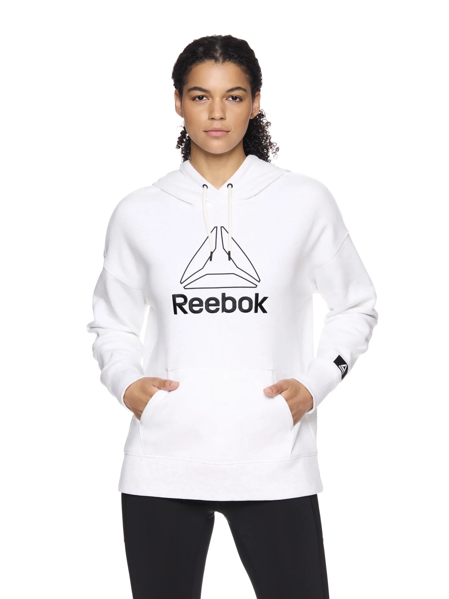 Reebok Women's and Women's Plus Large Logo Hoodie with Pocket, Sizes XS-4X | Walmart (US)