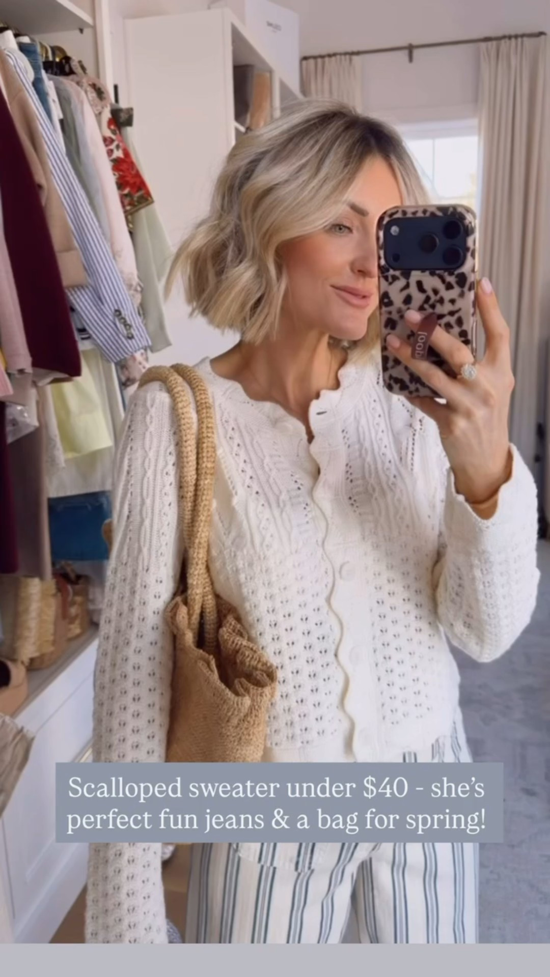 How cute is this scalloped sweater?! 😍 can’t wait to style this for spring! Wearing S/4.

Loverly Grey, Target find, Target fashion, scalloped cardigan, scalloped sweater, striped pants, striped jeans, striped denim, spring fashion, spring outfit ideas 

#LTKootd #LTKSeasonal