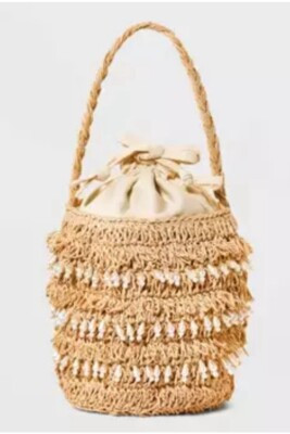 Mini Embellished Pearl Bucket Bag - A New Day New With Tags NWT | eBay | eBay US