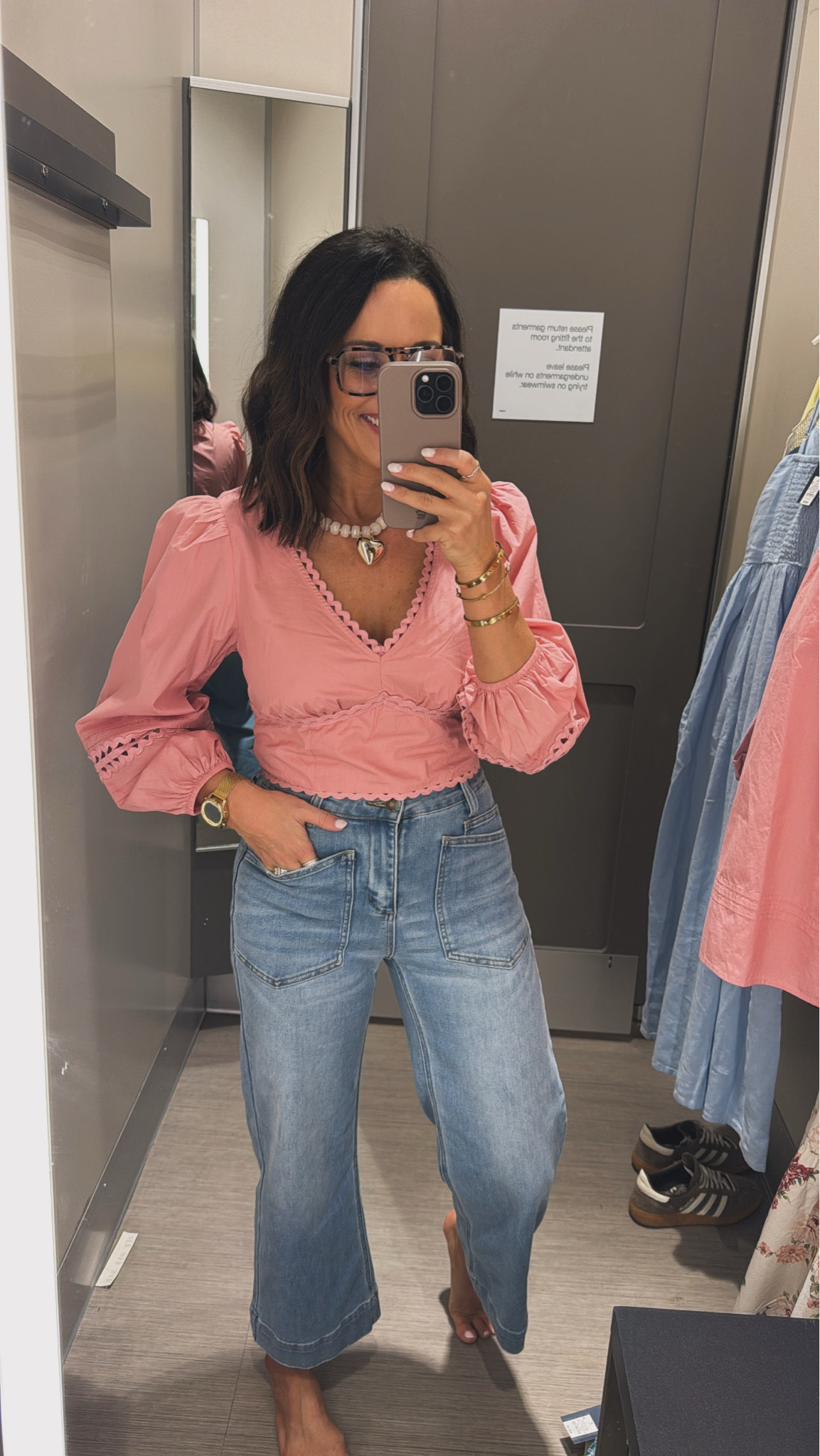 The prettiest spring blouse from @target! Paired with classic denim perfect for running errands, casual date nights, or everyday activities. 

Pink blouse everyday outfit springtime wear target must haves casual jeans date nights special occasions summer finds mom life busy mom life pretty blouse pink tops feminine outfits mom approved VintagePickin 

#LTKdayinmylife #LTKSeasonal #LTKmomlife