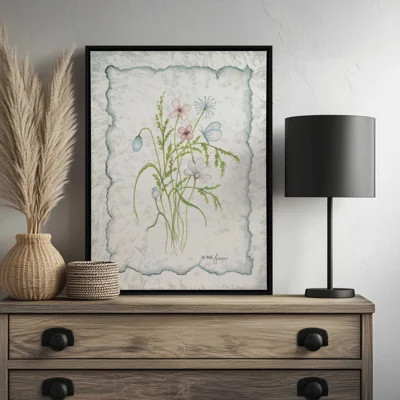 Pretty Pressed Flowers by Mary Ann June Art Print | Wayfair North America