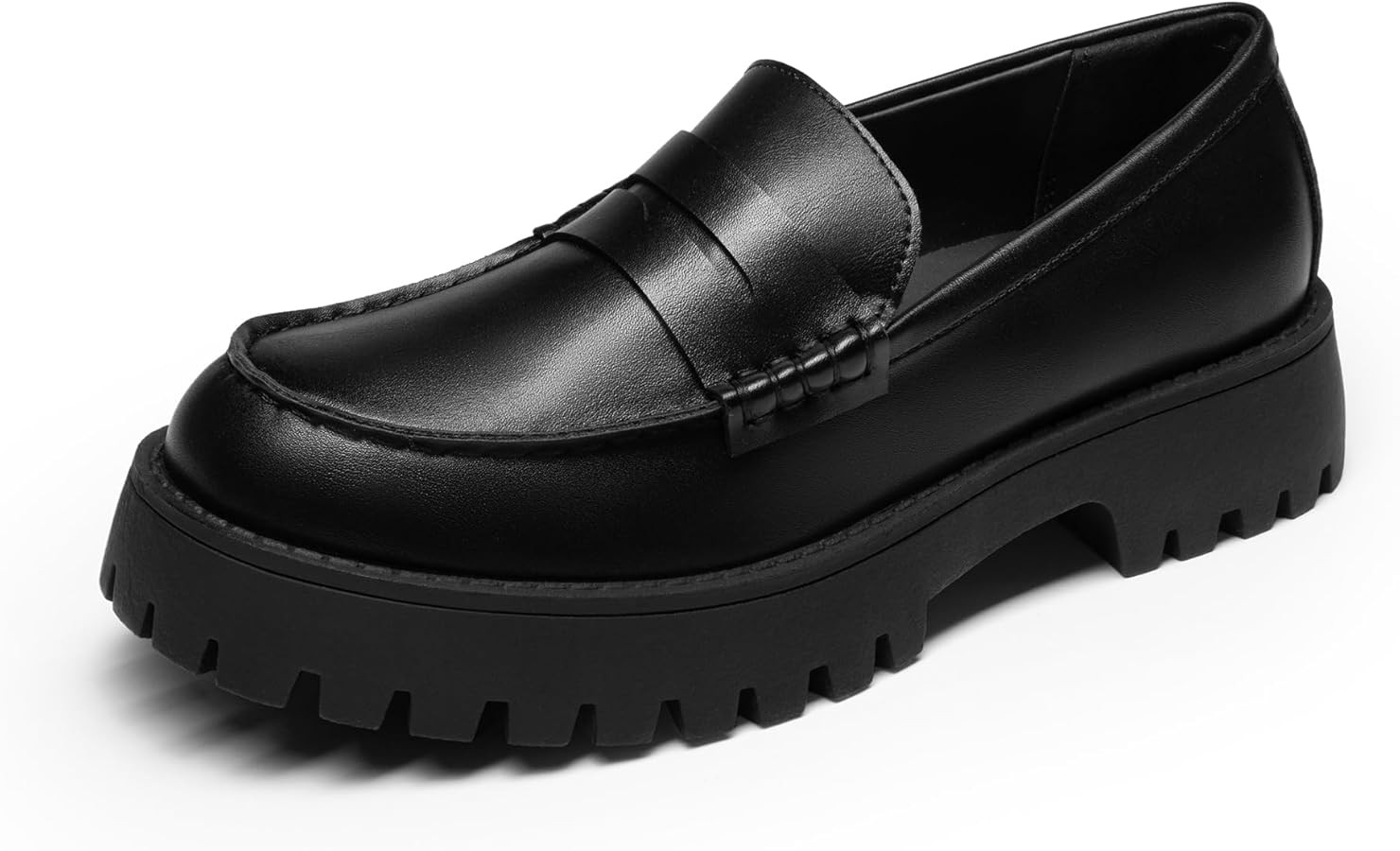 DREAM PAIRS Loafers for Women Platform Chunky Penny Loafer Lug Sole Comfortable Slip On Dressy Ca... | Amazon (US)