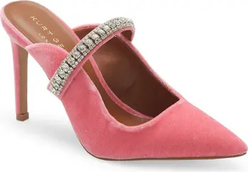 Kurt Geiger London Duke Crystal Strap Pointed Toe Mule | Nordstrom | Nordstrom