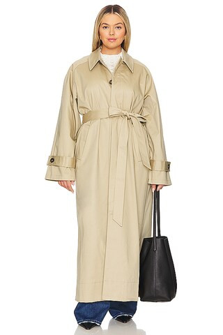 by Marianna Ayisa Trench Coat in Light Khaki | Revolve Clothing (Global)