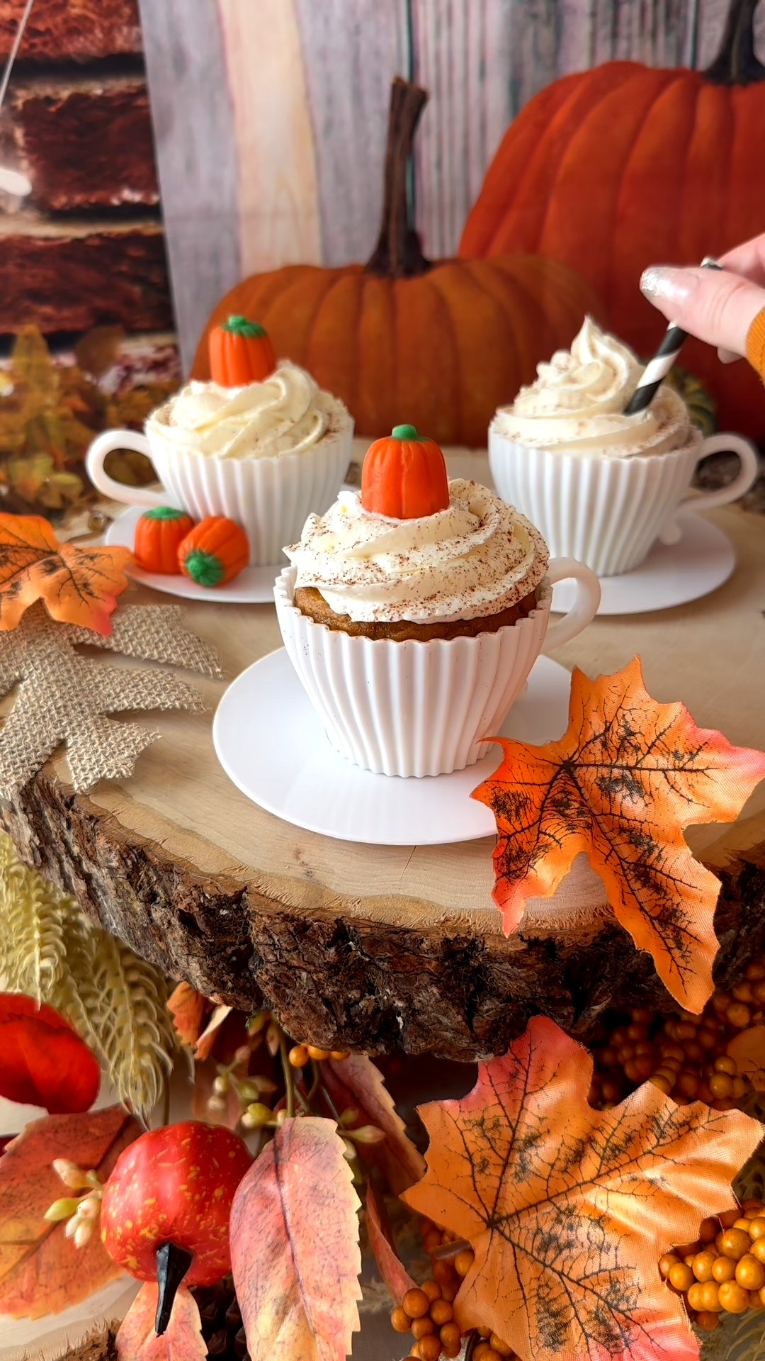These teacup liners make the cutest pumpkin spice latte inspired cupcakes! 

#LTKSeasonal #LTKParties