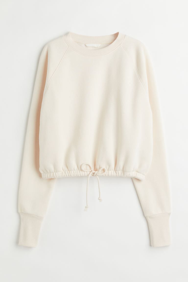 Drawstring sweatshirt | H&M (UK, MY, IN, SG, PH, TW, HK)
