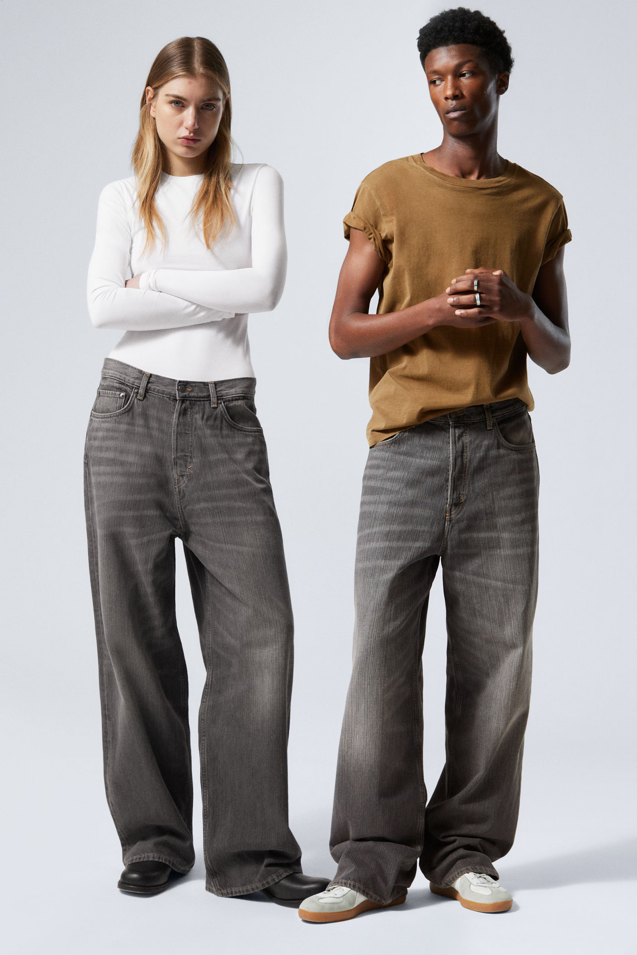 Astro Loose Baggy Leg Jeans | Weekday