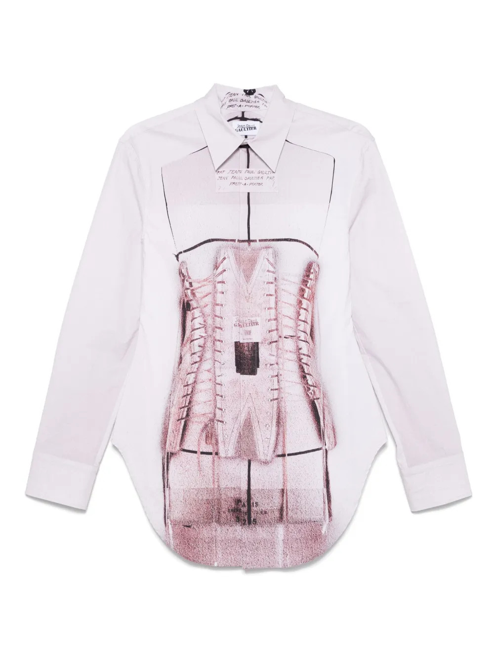 Jean Paul Gaultier Trompe l'oeil Shirt | Pink | FARFETCH | Farfetch Global