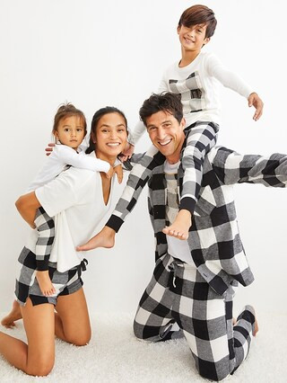 Unisex Matching Flannel Pajama Set for Toddler & Baby | Old Navy (US)