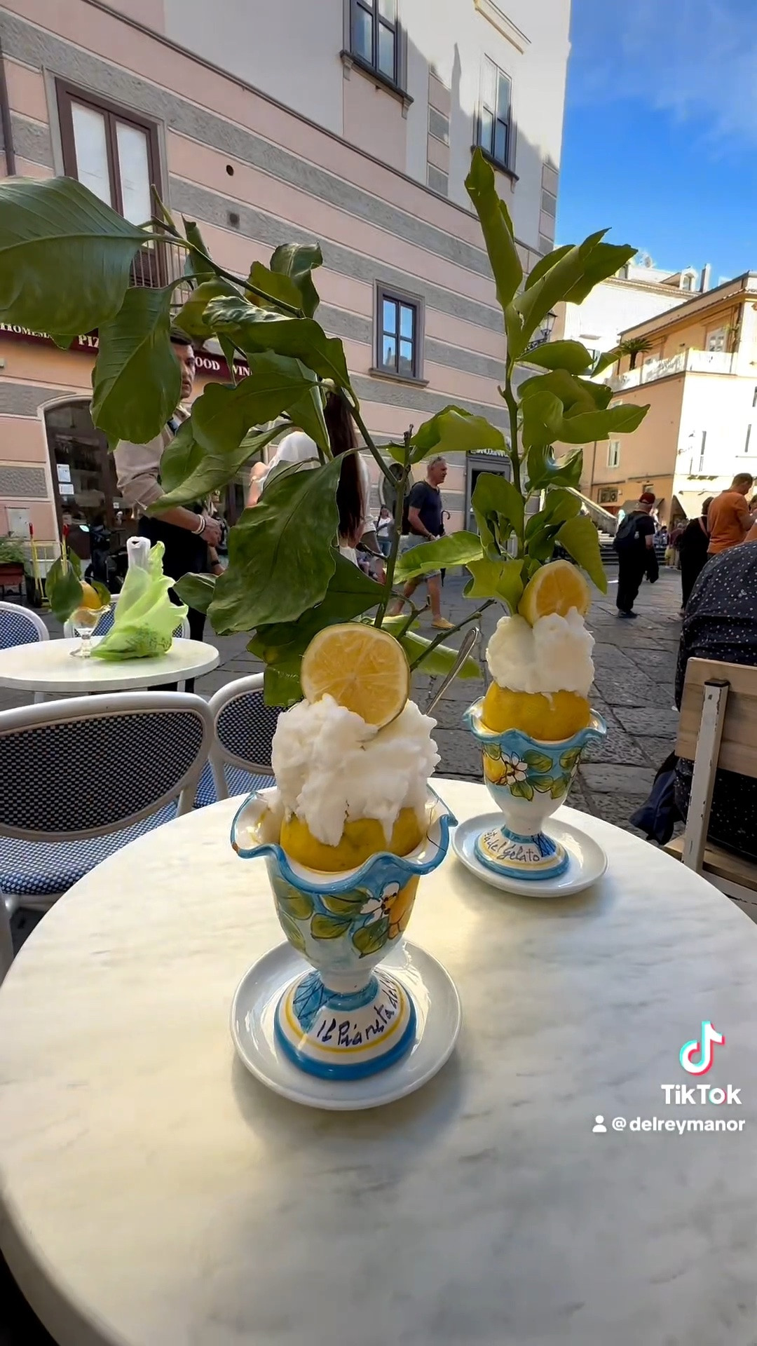 I had to recreate the viral lemon sorbets eto from Amalfi from our Italian vacation!
Super simple, just scoop out some lemons and freeze them overnight. Then add lemon sorbet, replace the top and treeze again for 15 minutes.
Have your own Almafi Coast experience at home.
#almafi #almaficoast #italy #italianstyle #lemonsorbet

#LTKfoodie #LTKTravel