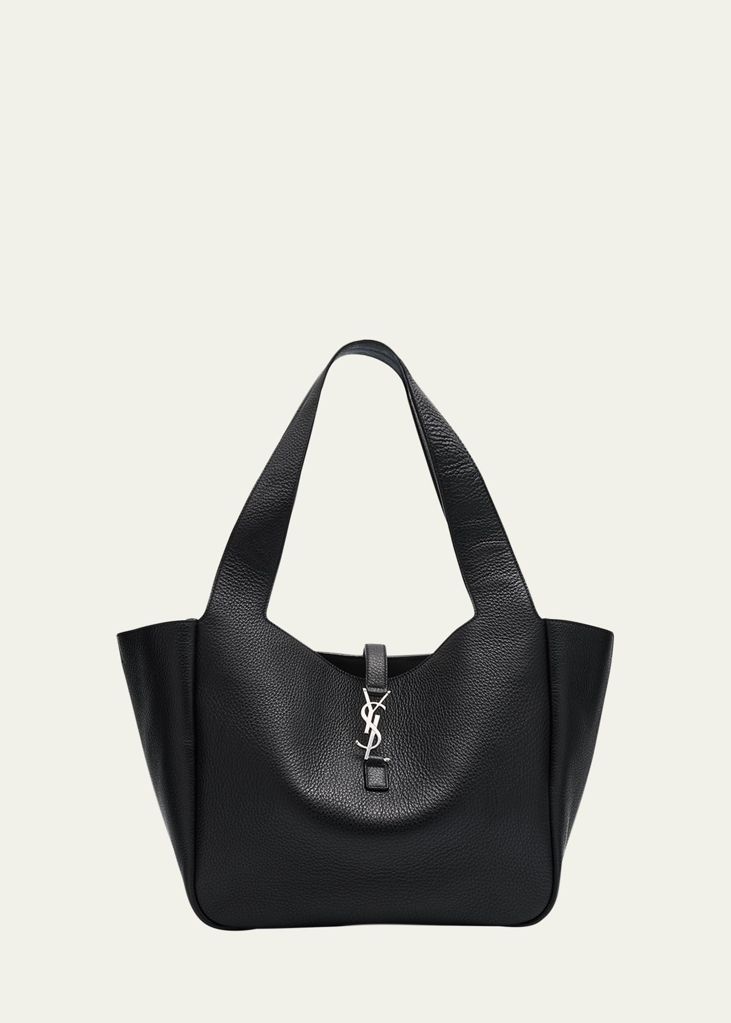Saint Laurent Le 5 À 7 Bea YSL Tote Bag in Deer Leather | Bergdorf Goodman