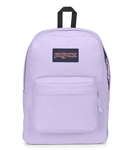 JanSport SuperBreak One Backpacks - Durable, Lightweight Bookbag with 1 Main Compartment, Front Utility Pocket with Built-in Organizer - Premium Backpack, Pastel Lilac | Amazon (US)