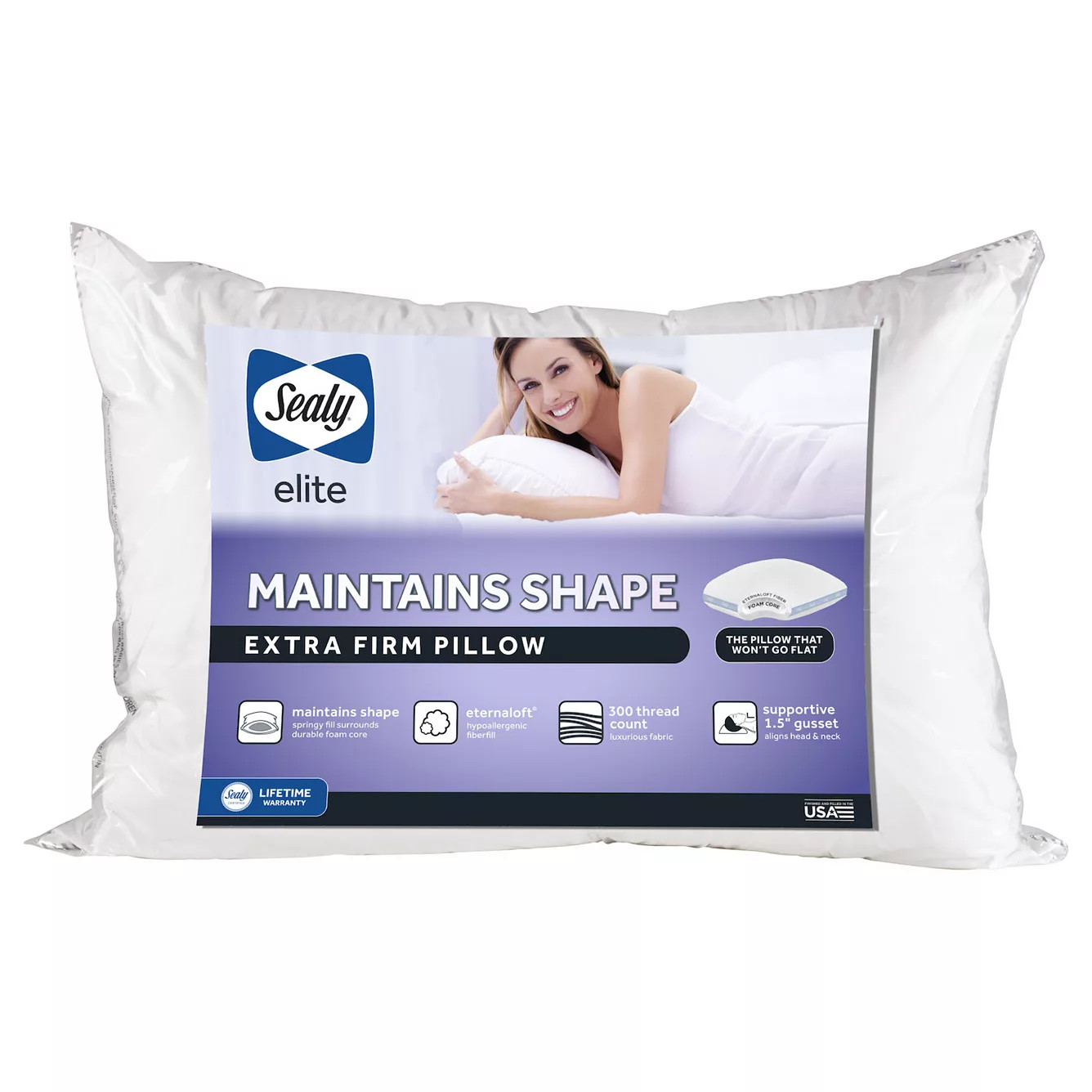 Sealy Maintains Shape Firm Support Pillow | Kohl's