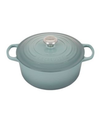Signature Enameled Cast Iron 5.5 Qt. Round Dutch Oven | Macy's