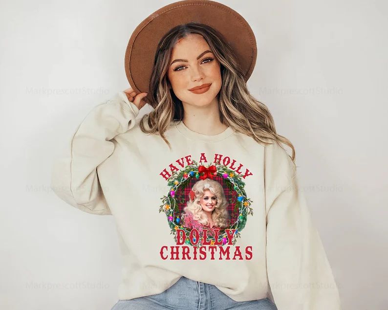 Have A Holly Dolly Christmas Shirt Holly Dolly Christmas - Etsy | Etsy (US)