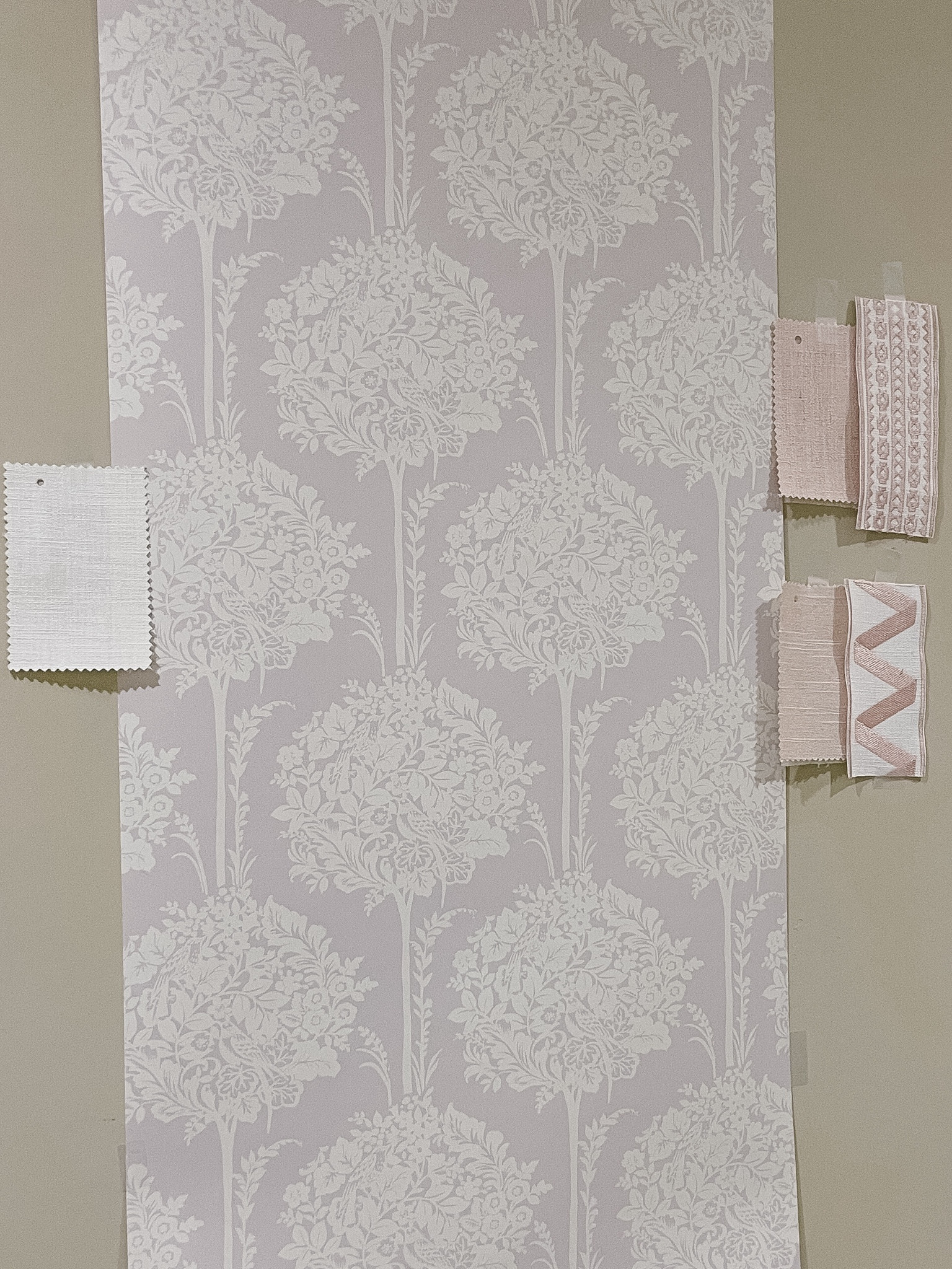 Lavender wallpaper we plan to use in the baby girl nursery 💜🎀 

#LTKHome #LTKFindsUnder100 #LTKBaby