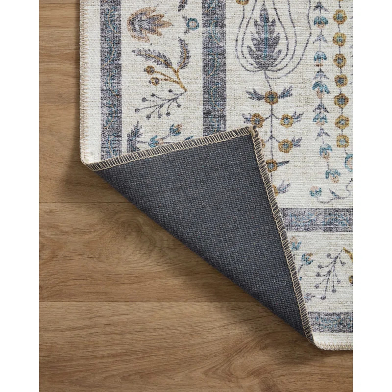 Rifle Paper Co. x Loloi Maison Wisteria Cream Rug | Wayfair North America