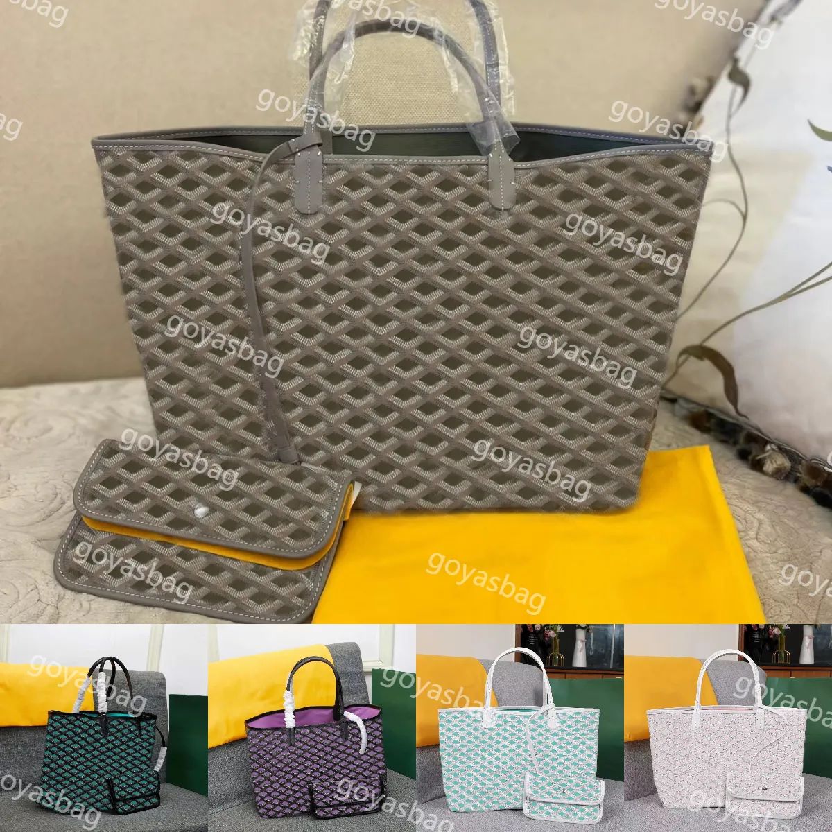 PM Tote Bag Designer Goya Bag Handbags Lady Shopping Bag Fashion Bag Clutch Bag Shoulder Tote Pur... | DHGate