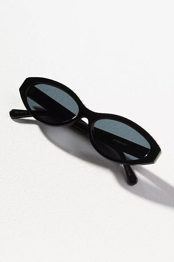 Pearl-Trim Cat-Eye Sunglasses | Anthropologie (US)