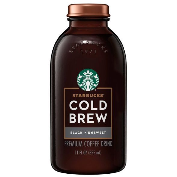 Starbucks Cold Brew Black Unsweetened - 11 fl oz Can | Target