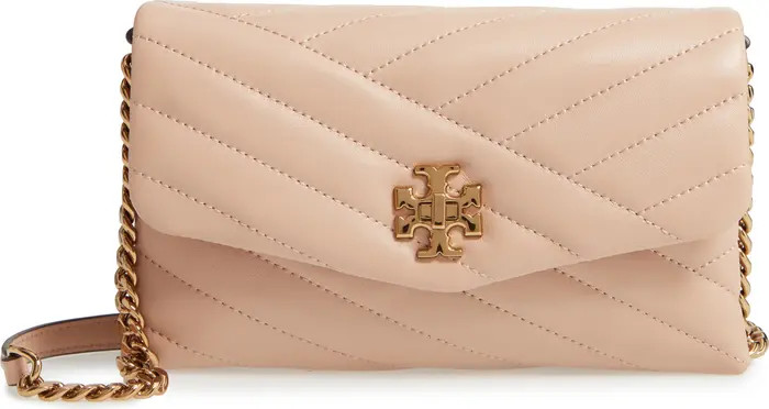 Tory Burch Kira Chevron Quilted Leather Wallet on a Chain | Nordstrom | Nordstrom