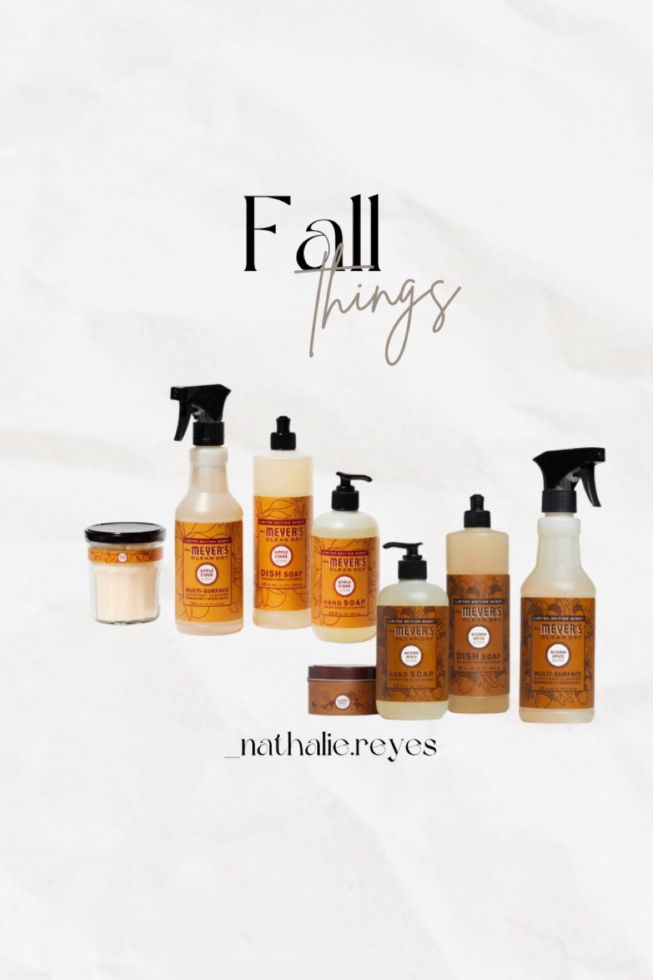 Mrs Meyers fall scents are back #fallsmells 

#LTKHome