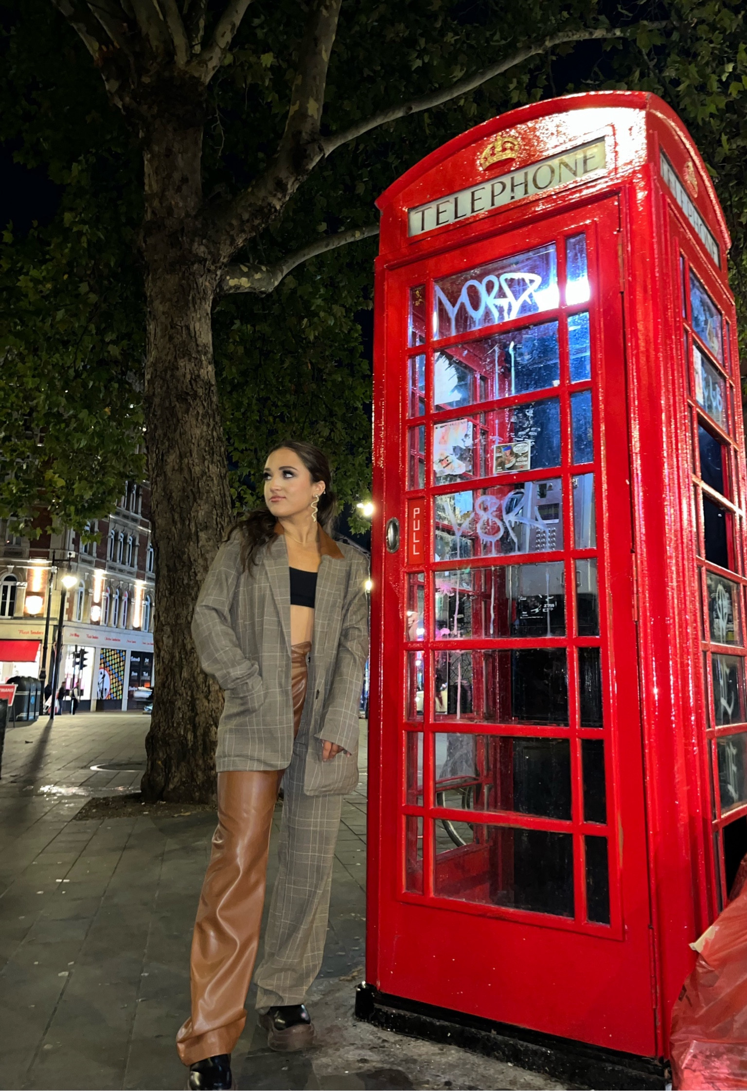 Brown blazer with leather accent, and THE most comfortable lounge bras

#LTKtravel #LTKHoliday