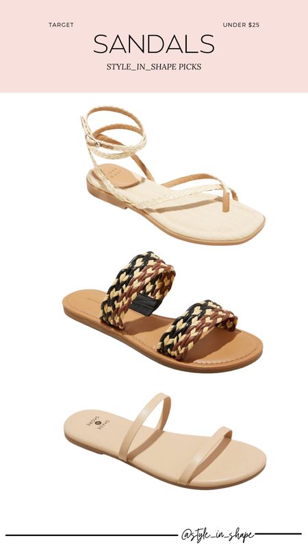 Sandals under $25

#LTKshoecrush #LTKSeasonal #LTKfindsunder50
