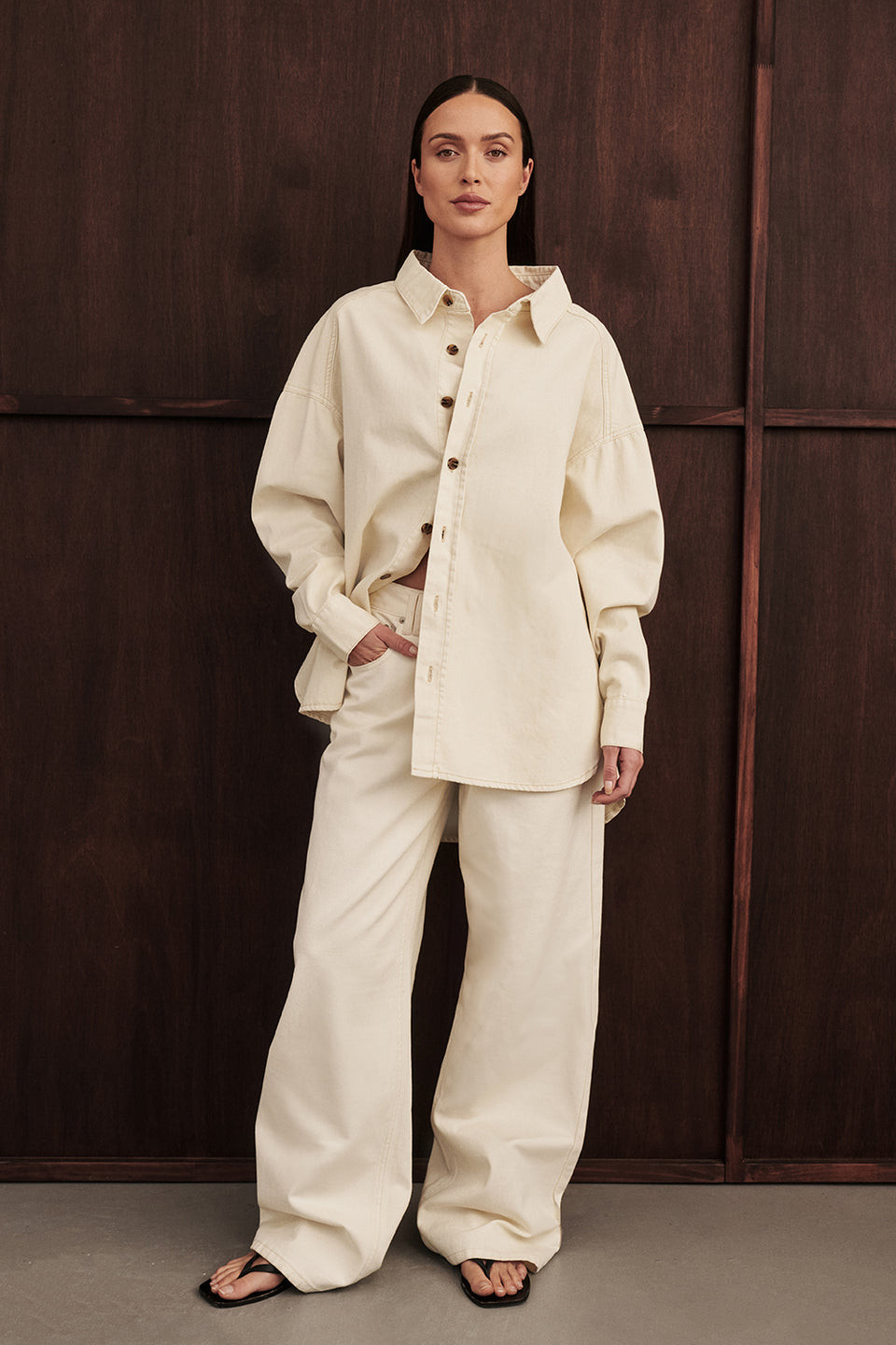 REAGAN 2.0 NATURAL TALL SLOUCHY JEAN | DISSH