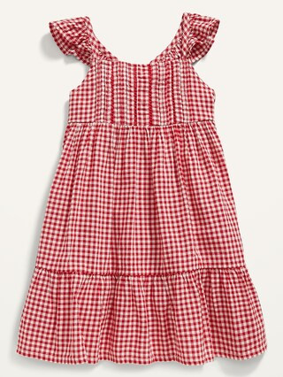 Ruffled Gingham Swing Dress for Toddler Girls | Old Navy (US)