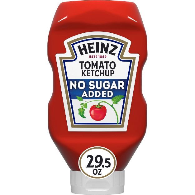 Heinz No Sugar Added Tomato Ketchup - 29.5oz | Target