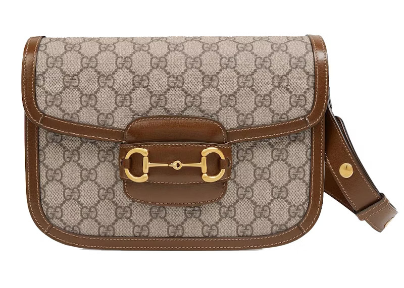 Gucci 1955 Horsebit Shoulder Bag Small Beige/Brown | StockX
