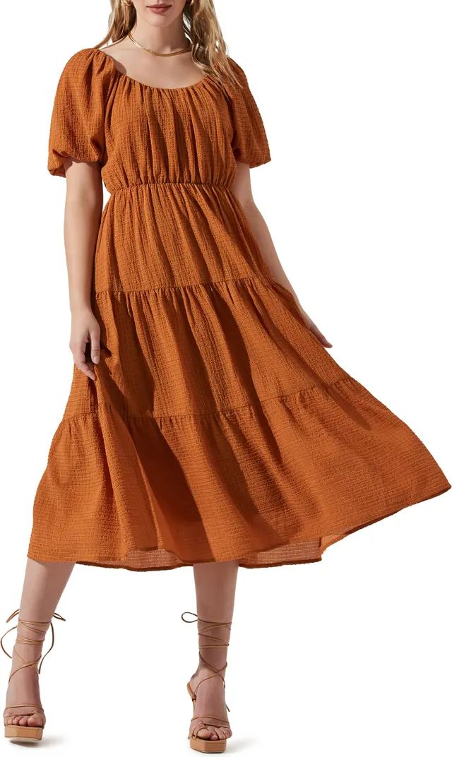 ASTR the Label Tiered Short Sleeve Dress | Nordstrom | Nordstrom