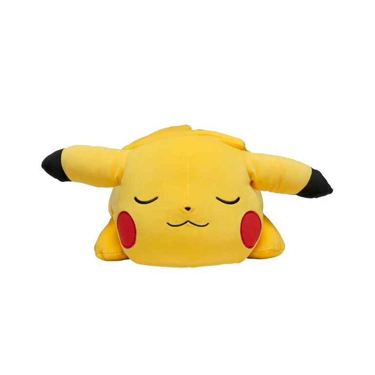 Pokemon 18" Pikachu Sleeping Plush Stuffed Toy - Walmart.com | Walmart (US)