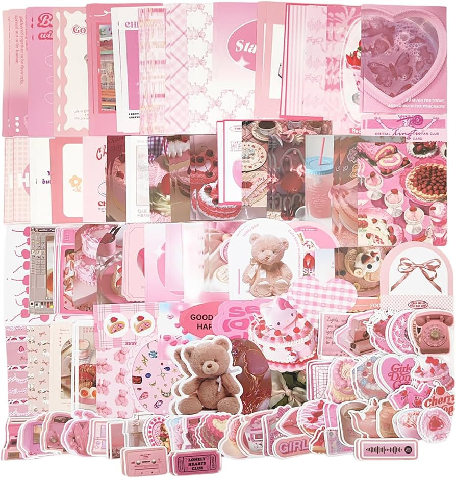 Esweny 200PCS Vintage Scrapbooking Supplies Pack for Junk Journal Bullet Journals Planners Decoup... | Amazon (US)