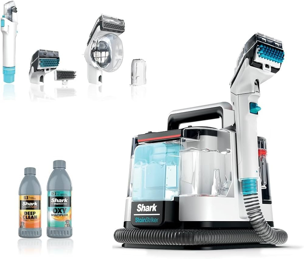 Shark PX201 StainStriker Portable Carpet & Upholstery Cleaner, Spot, Stain, & Odor Eliminator, 3 ... | Amazon (US)