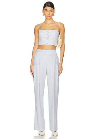 Shona Joy Simmons Cropped Cami in Glacial Blue from Revolve.com | Revolve Clothing (Global)