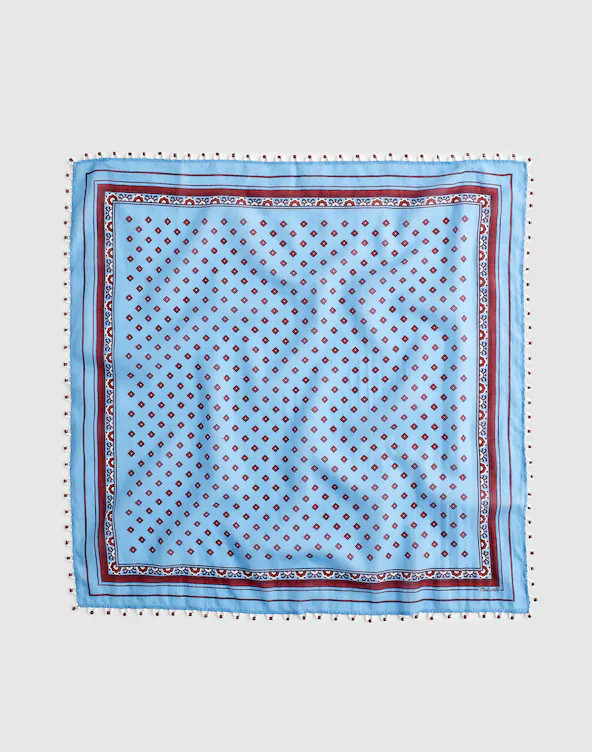 Beaded Bandana in Cotton Blend | Madewell