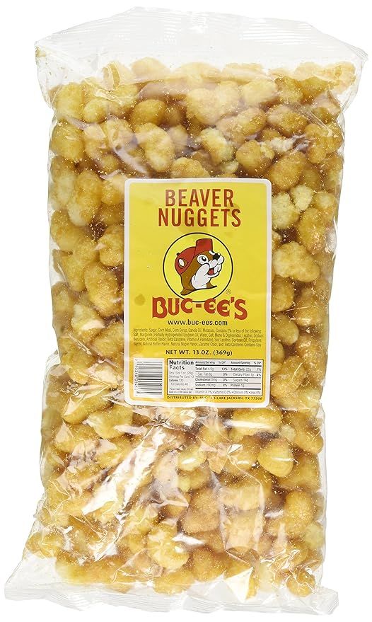 Buc-ee's Famous Beaver Nuggets Sweet Corn Puff Snacks Texas Bucees, One 13 Ounce Bag | Amazon (US)