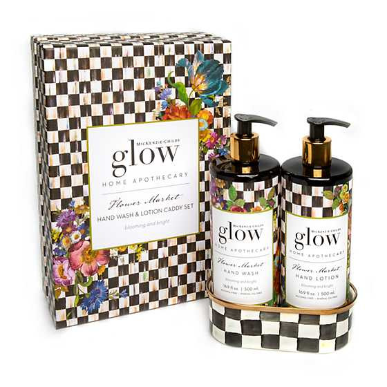 Flower Market Soap & Lotion Caddy Set | MacKenzie-Childs