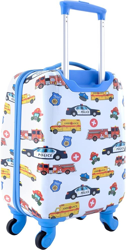 Travelers Club 5 Piece Kids' Luggage Set, First Responders | Amazon (US)