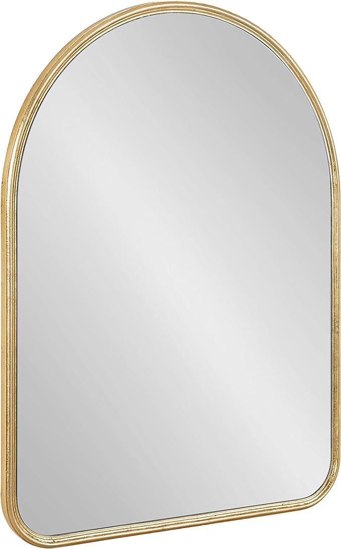Kate and Laurel Caskill Midcentury Arched Wall Mirror, 18 x 24, Gold, Decorative Modern Mirror fo... | Amazon (US)