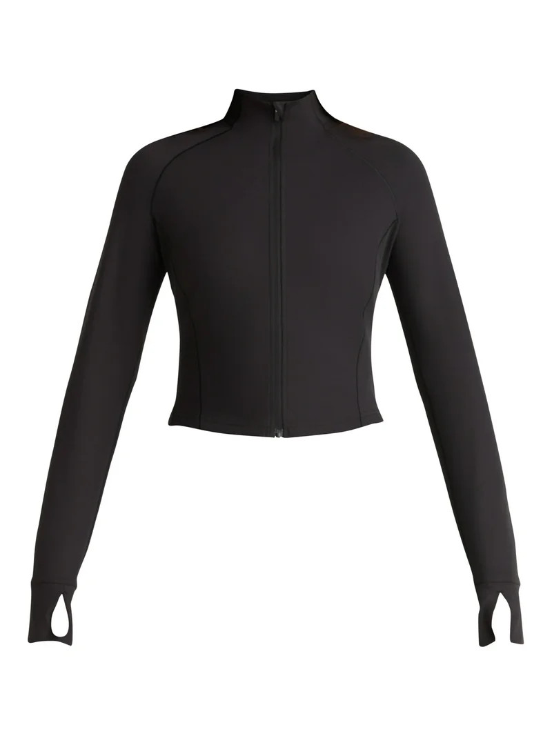 Avia Women's SoftSculpt Crop Jacket, Sizes XS-XXXL | Walmart (US)