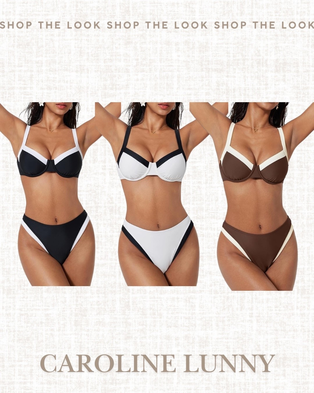 The swimsuits that just fit right 🤍✨

Flattering, supportive, and perfectly classic—these are my go-to bikinis when I want that effortless, put-together beach look.

Obsessed with the contrast trim and classic colors… they’re timeless, easy to mix + match, great coverage, and actually make you feel confident 👌🏼 

#LTKSwim #LTKActive #LTKootd