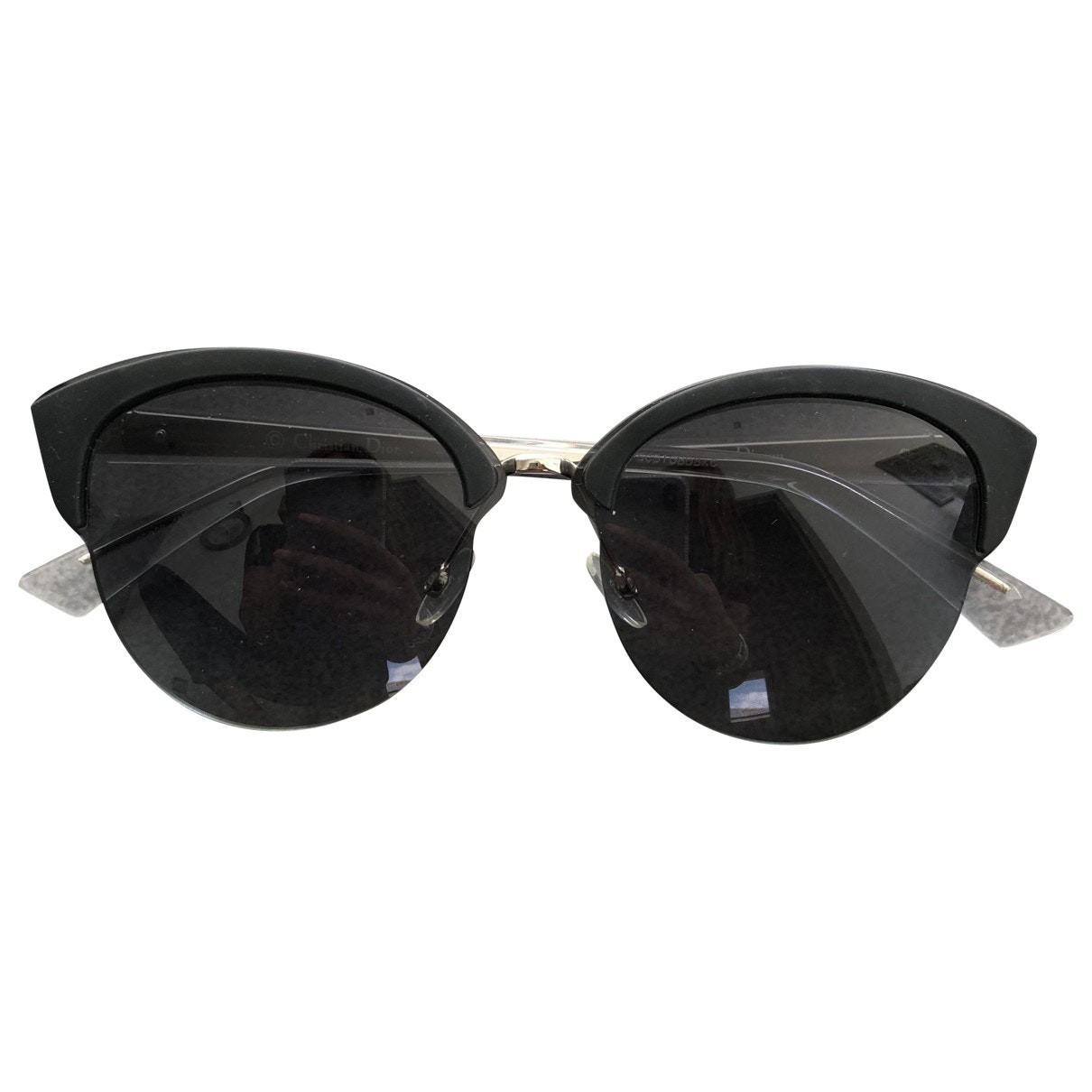 Dior Black Metal Sunglasses for Women | Vestiaire Collective (Global)